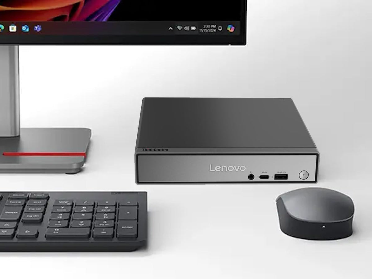 Lenovo ThinkCentre neo 50q Gen 5 Mini Desktop Computer, 6-core Intel Core i3-1315U, 16GB DDR5, 512GB SSD, Display Port + HDMI, WiFi 6, RJ-45, USB-C, Wired Keyboard & Mouse, Windows 11 Pro