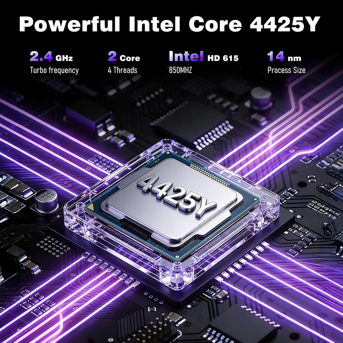 NIAKUN Laptop Computer 2026, 15.6 Inch Lap Top PC Window 11 Pro, 8GB RAM 256GB SSD, Int Pentium Gold Processor 4425Y, 2-Year Warranty, Bluetooth, MINI HDMI, FHD 1920 * 1080, Office 365, Business