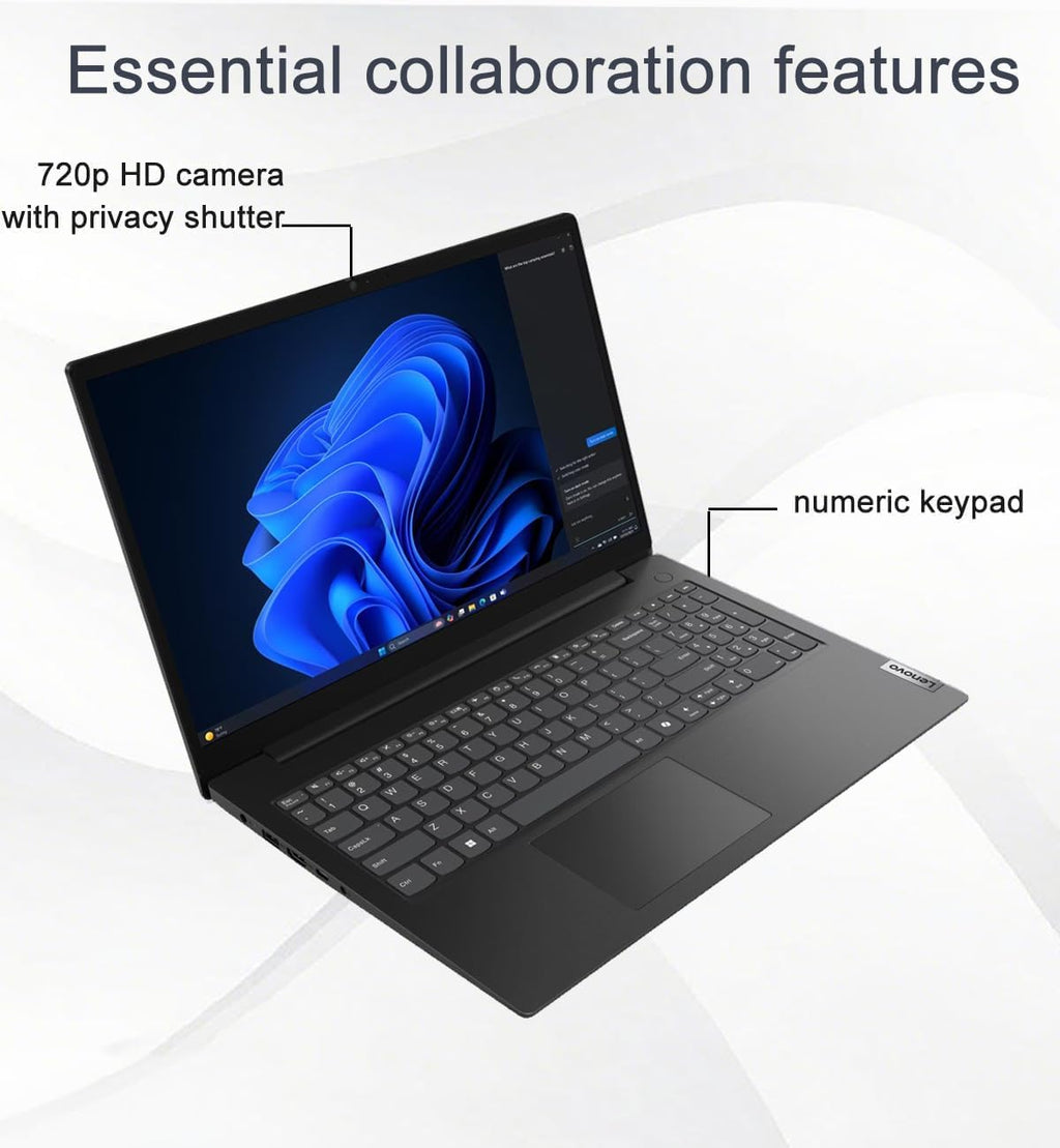 Lenovo Laptop Computer for Business & Student, 15.6" FHD, Intel 10-Core i7-240H (> Ultra 7 155U), 16GB DDR5, 512GB SSD, V Series Beat Ideapad, Webcam w/Shutter, Numeric Keypad, Win 11 Home w/Copilot