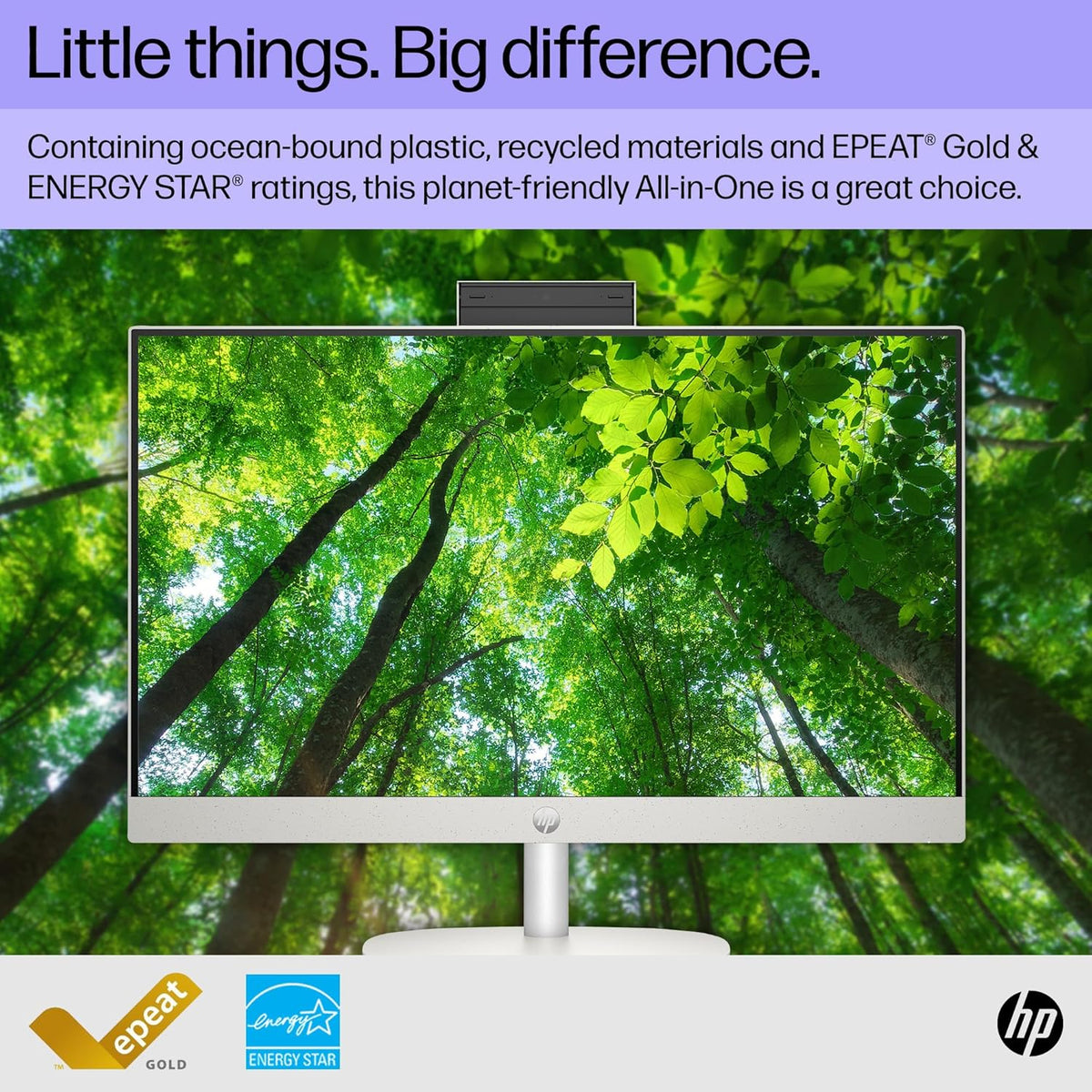 HP 23.8 inch All-in-One Desktop PC, FHD Display, AMD Ryzen 7 7730U, 16 GB RAM, 512 GB SSD, AMD Radeon Graphics, Windows 11 Home, 24-cr0090 (2023)