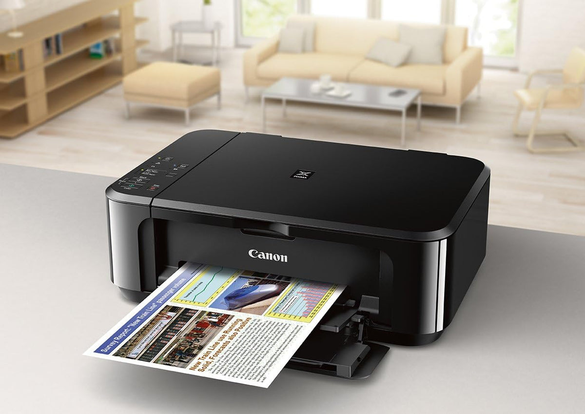 Canon Pixma MG3620 Wireless All-in-One Color Inkjet Printer with Mobile & Tablet Printing, Black - Canon CL-241 Color Ink & PG-240 Black