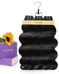 IVA 16A Body Wave Bundles Human Hair, 100% Raw Human Hair Bundles 20 22 24 Inch, Triple Lifespan, No Tangle No Shedding, Repeated Washes Maintain Silky Texture