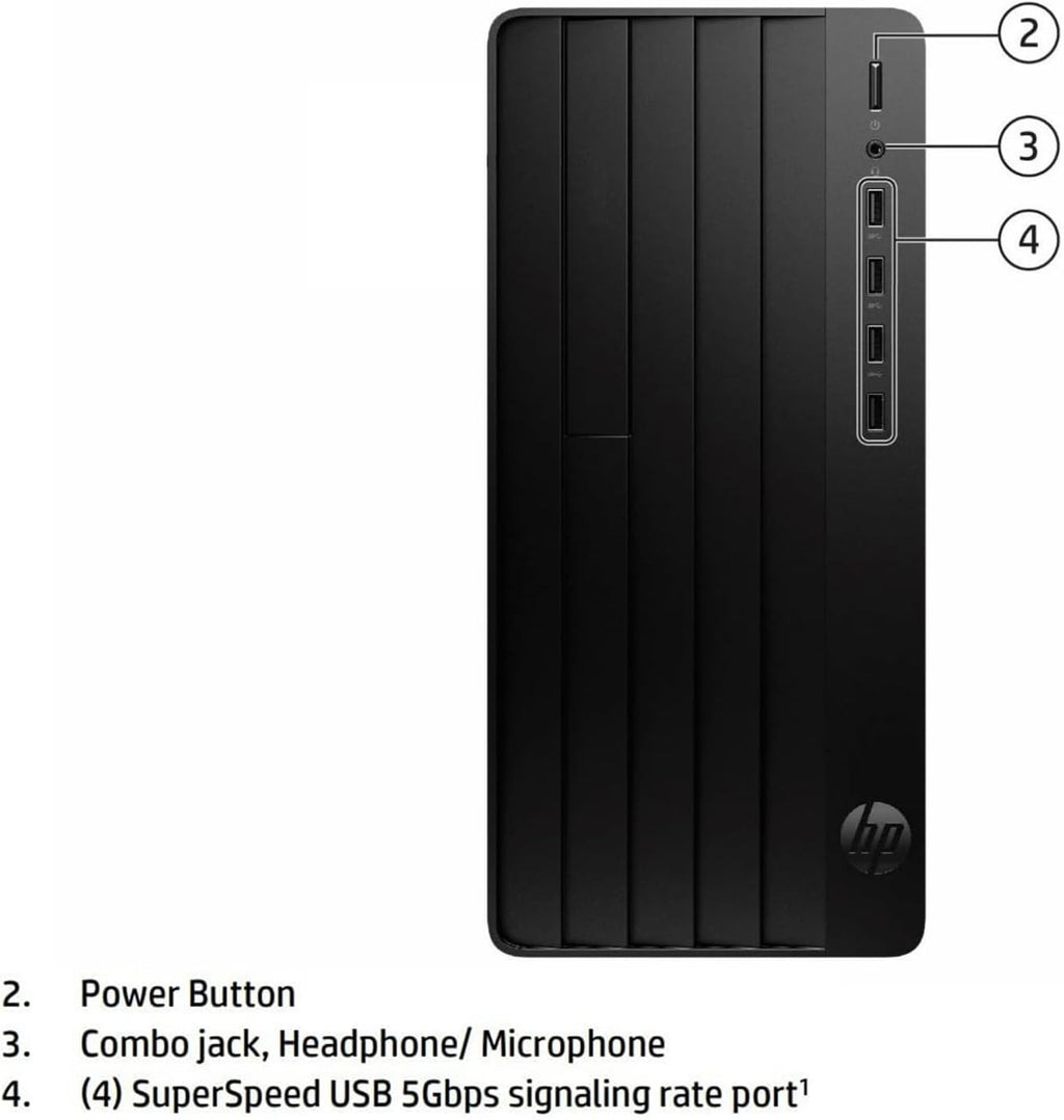 HP Business Desktop Tower 290 G9 Computer| Intel 13th Gen Quad-Core| 8GB DDR4 | 256GB SSD | Lifetime Office 365 | WiFi Adapter | Complete Setup | Keyboard Included | Windows 11 Home | 2026 Pro Tower