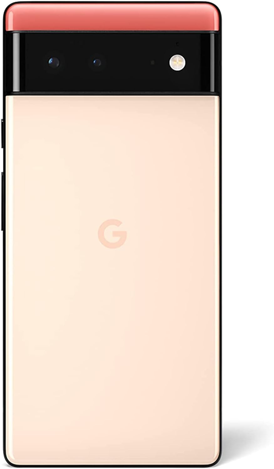 Google Pixel 6 5G, US Version, 128GB, Kinda Coral - Unlocked (Renewed)