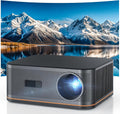 2000 ANSI 4K Decoding Projector with WiFi and Bluetooth, HAPPRUN Movie Home Theater with Auto Focus, 300'' Display for Indoor/Outdoor, Smart Proyector Compatible with Phone/TV Stick/PC/PS5