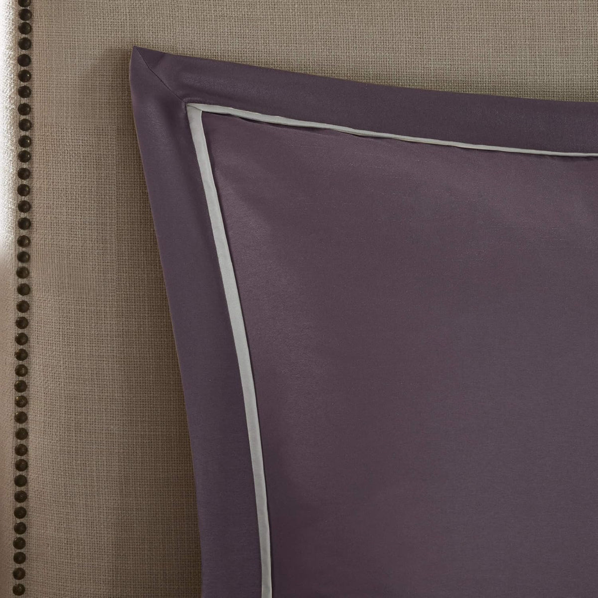 Madison Park Essentials King Comforter Set, 24 Piece Bedding With Matching Curtains, Decorative Pillows, Luxe Diamond Tufting , Room in a Bag Joella Collection, Plum King