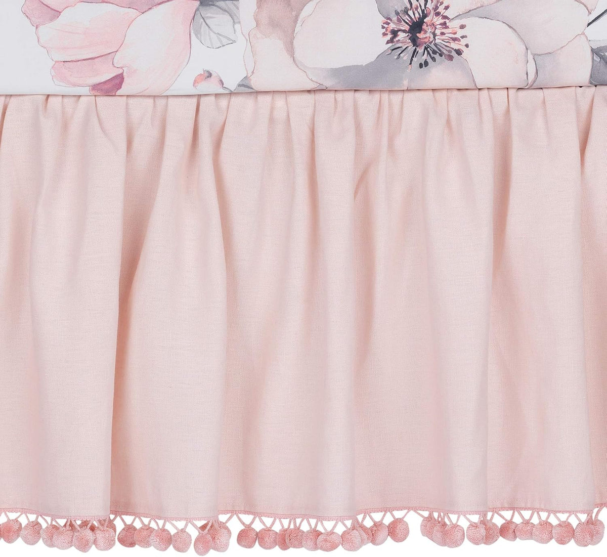 Lambs & Ivy Signature Botanical Baby Watercolor Floral 4-Piece Crib Bedding Set