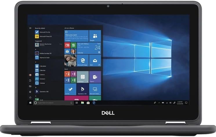 Dell Latitude 3190 11.6" HD 2-in-1 Touchscreen Laptop Intel N5030 1.1Ghz 4GB Ram 128GB SSD Windows 11 Professional (Renewed)