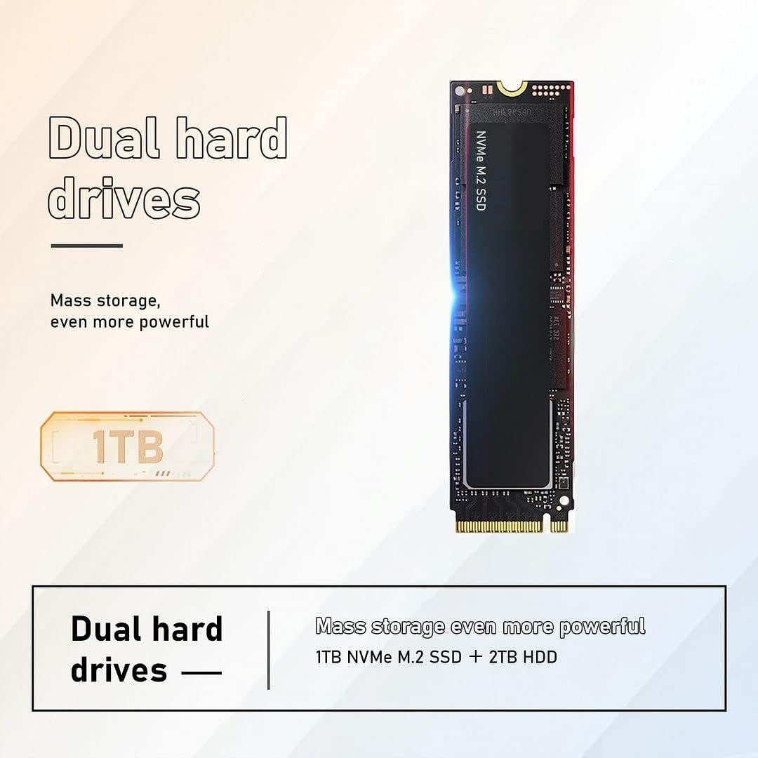 Dell OptiPlex 7040 SFF Desktop Computer PC Intel Quad Core i7-6700 3.20GHz AX200 Built-in WIFI 6 Bluetooth 32GB DDR4 New 1TB NVMe M.2 SSD 2TB HDD HDMI Wireless Keyboard & Mouse Windows11 Pro (Renewed)