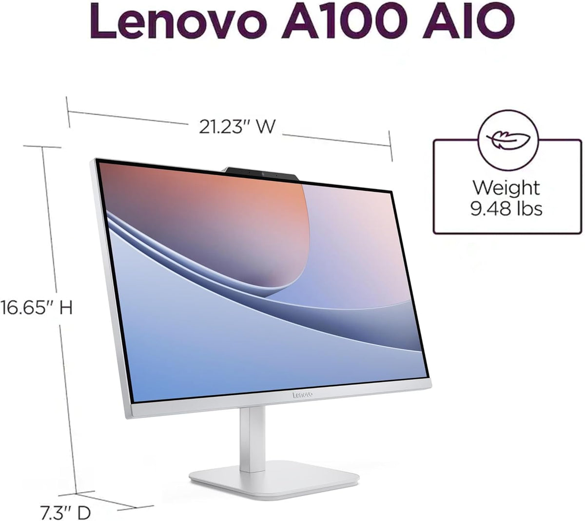 Lenovo 24" FHD All-in-One Desktop Computer for Home & Office, Intel Processor, 32GB RAM, 512GB PCIe + 500GB External, HDMI, Bluetooth 5.2, Business AIO, Vent-Hear, Wireless KB & Mouse, Windows 11 Pro