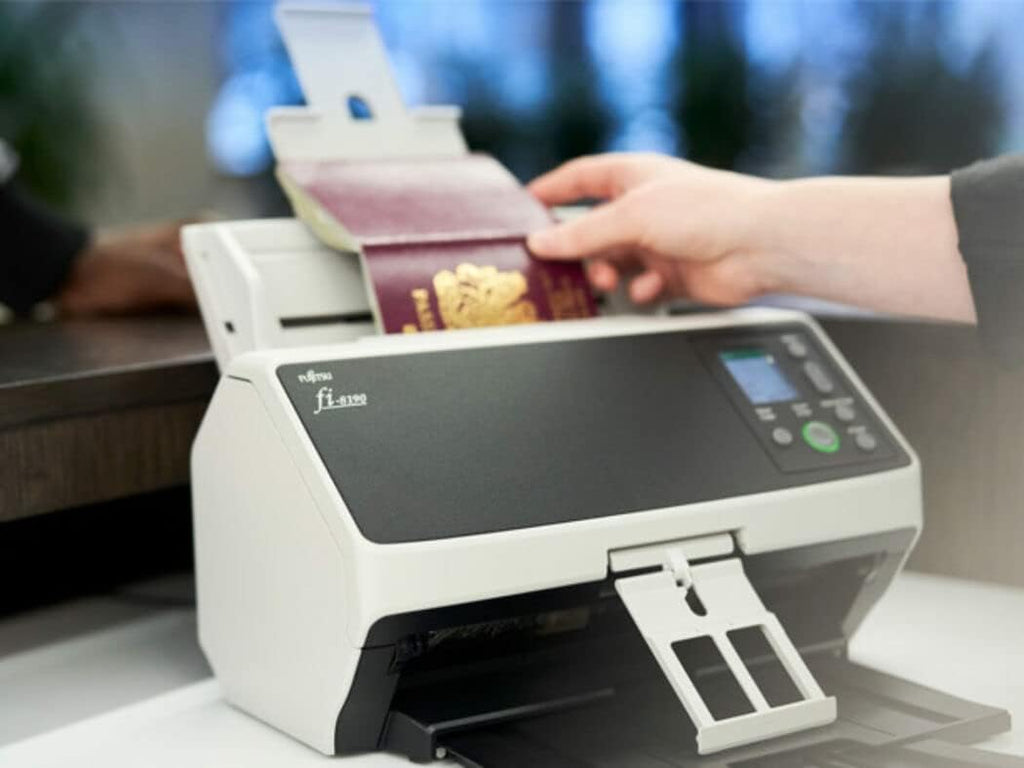 Fujitsu fi-8170 Document Scanner High Speed Scanner, LAN Connectivity, Good Capacity Daily Volume 10,000 Sheets