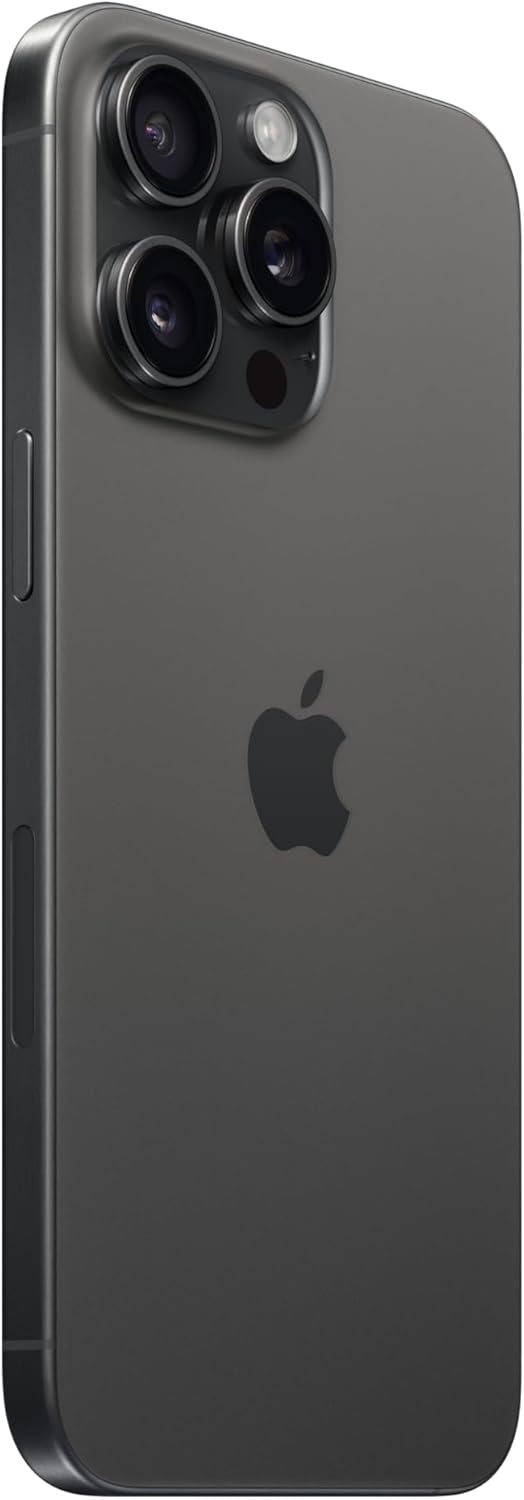 Apple iPhone (Renewed Premium) 15 Pro Max, 512GB, Black Titanium - Unlocked