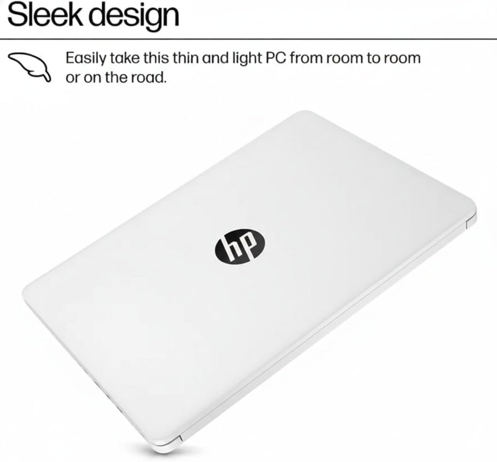 HP Ultrabook Laptop with Copilot AI • 2026 Edition • 16GB RAM • Microsoft 365 Included • Latest Intel CPU • 64GB SSD • Windows 11 • Thin & Portable • w/o Mouse • 14" HD Display • Essential Laptop