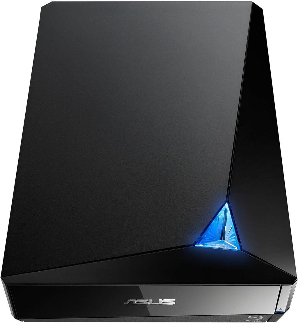 ASUS Powerful Blu-ray Drive with 16x Writing Speed and USB 3.0 for Both Mac/PC Optical Drive BW-16D1X-U/BLK/G/AS/P2G