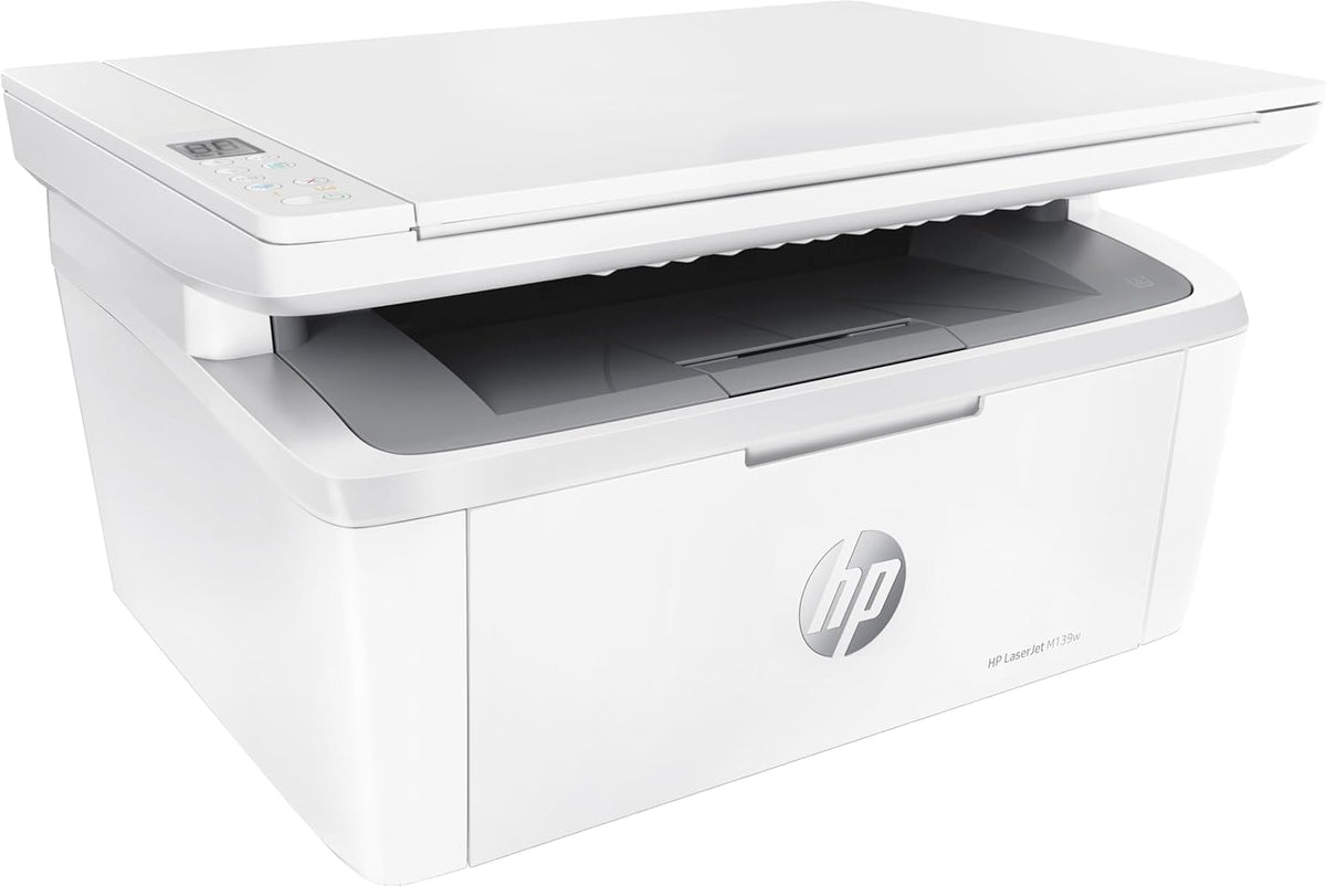 HP LaserJet MFP M139w Printer, for Small Office and Home Use, Print, Copy, Scan Wireless up to 19 ppm Black and White 600x600 dpi USB Auto-On/Off Tech (Renewed)