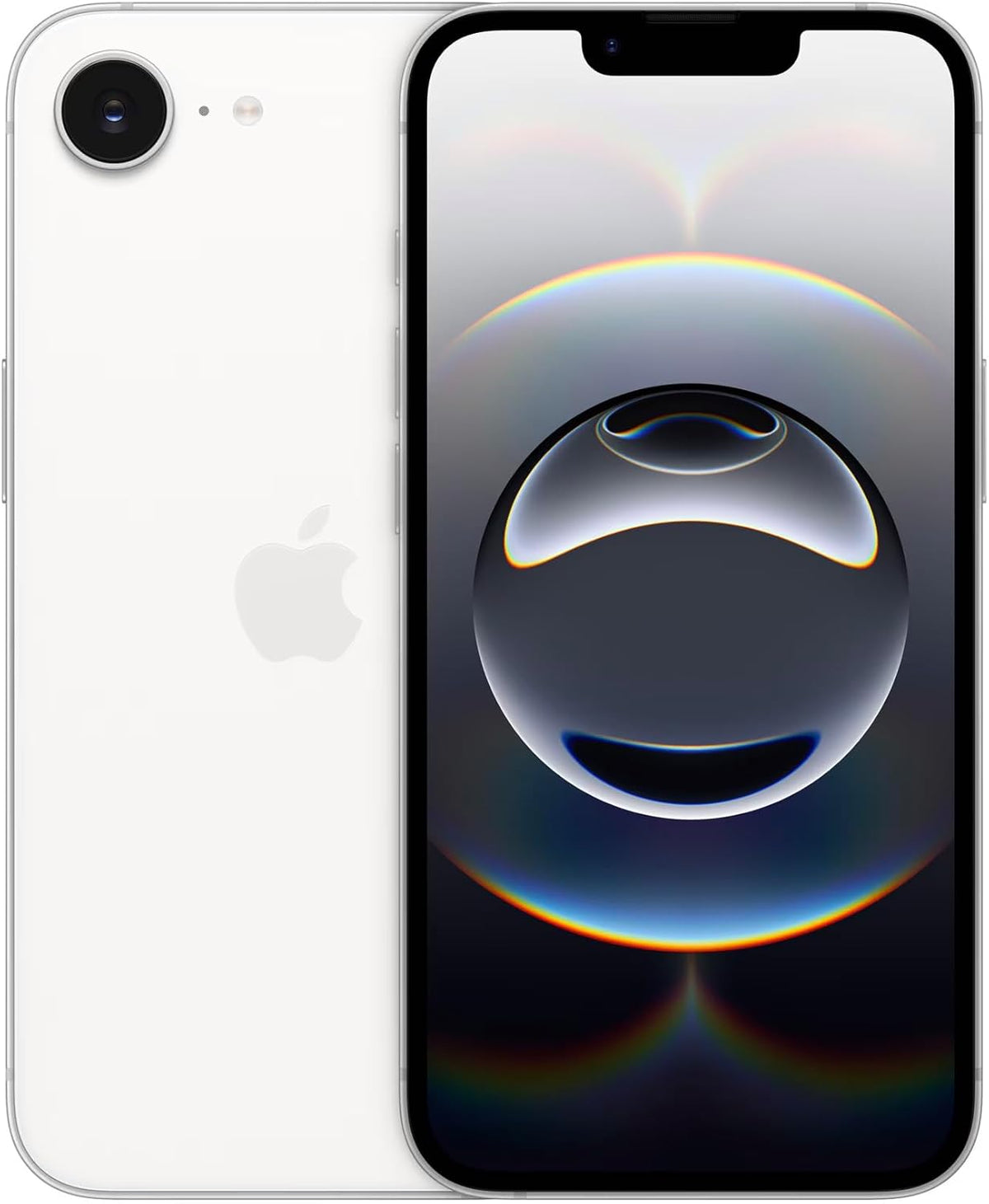 Apple iPhone 16e, 128GB, eSIM, White- Unlocked (Renewed Premium)