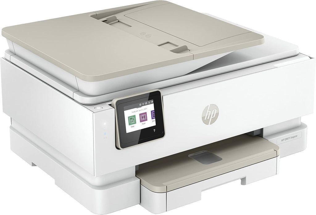HP Envy Inspire 7958e Wireless All-in-One Color Inkjet Printer, Print, scan, Copy, Duplex Printing Best-for-Home (327A7A) (Renewed Premium)
