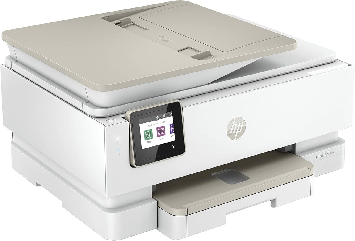 HP Envy Inspire 7958e Wireless All-in-One Color Inkjet Printer, Print, scan, Copy, Duplex Printing Best-for-Home (327A7A) (Renewed Premium)