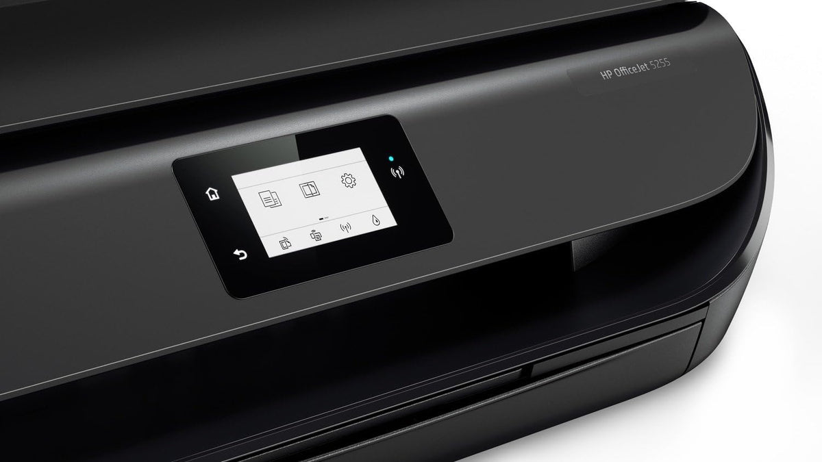 HP OfficeJet 5255 All-in-One Printer with Mobile Printing, Instant Ink Ready - Black (Renewed)
