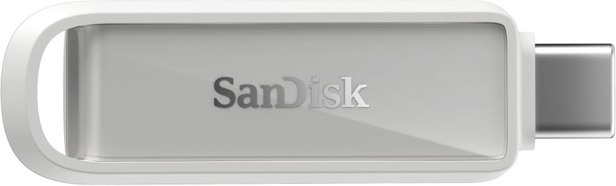 SANDISK 512GB Phone Drive with USB Type-C - for Smartphones, Tablets, and Computers - Up to 150MB/s, USB 3.2 Gen 1 - Arctic White - SDIXS0N-512G-GN6NE