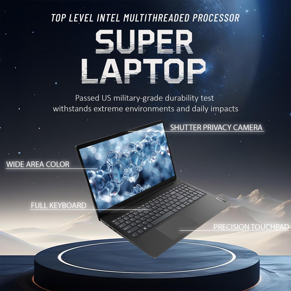 Lenovo 2026 New V15 Business and Student Laptop, Ryzen 3 7320U(Outperforms Intel i7-1065G7), 16GB RAM, 512GB SSD, 15.6" FHD, Ultra Quiet Design, Long Battery Life, Wi-Fi 6, Bluetooth 5, Windows 11 Pro