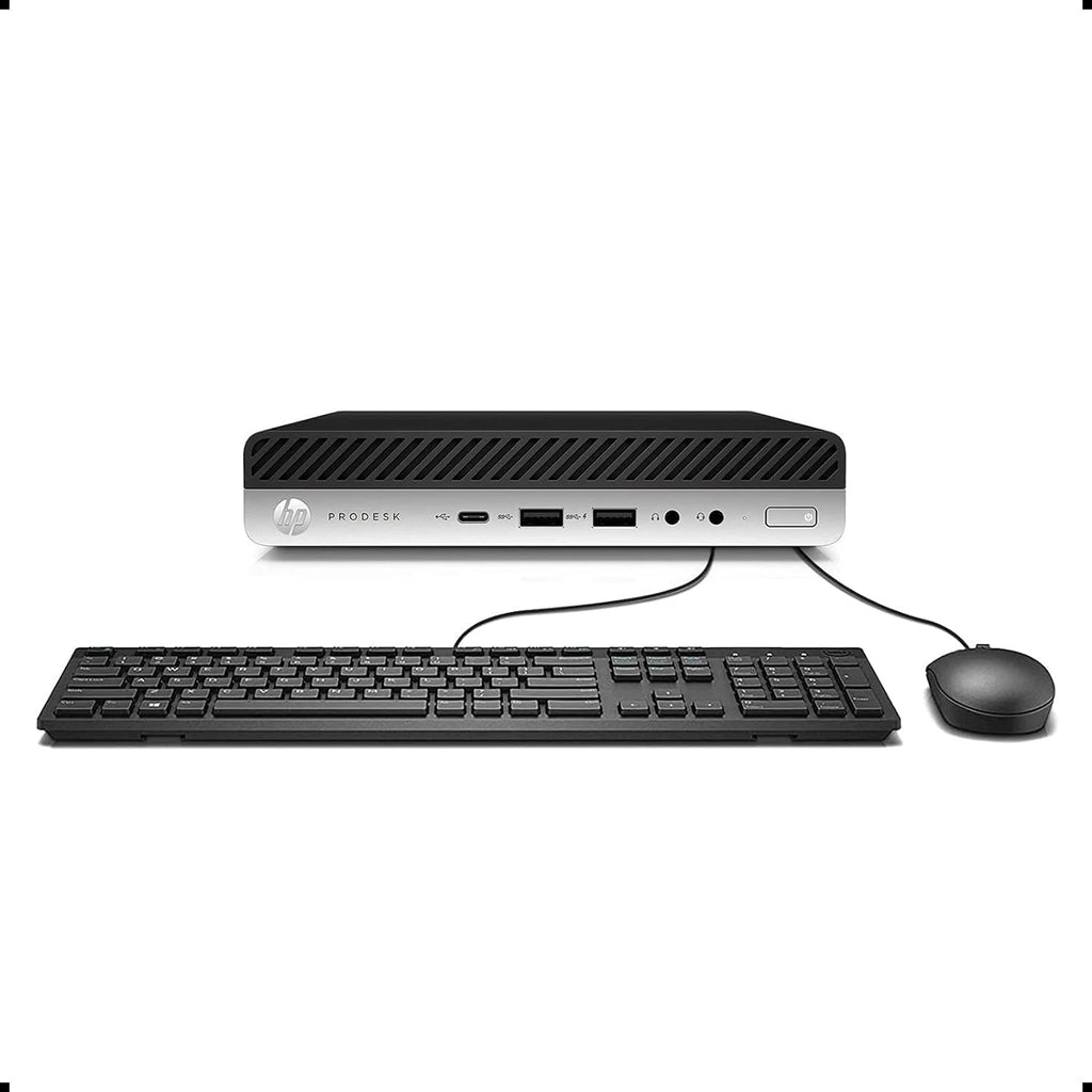 HP ProDesk 600 G3 Mini Desktop Computer PC with 21.5" FHD Monitor PC Bundle, Intel i5-6500 2.5GHz, 16GB RAM, 256GB SSD, Keyboard and Mouse, Windows 11 Pro (Renewed)