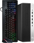HP ProDesk 600 G4 Desktop Computer PC | Hexa Core Intel i5 (3.0GHz) | 16GB DDR4 RAM | 500 GB SSD Solid State | Windows 11 | RGB Keyboard & Mouse | Home or Office PC.