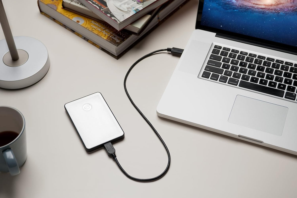 G-Technology G-Drive mobile Portable USB 3.0 1TB Hard Drive for On-the-Go Laptop Users (Silver) (0G02428)