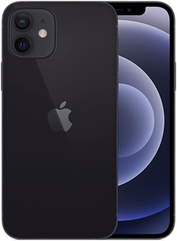 Apple iPhone 12 Mini, 64GB, Black - Unlocked (Renewed)