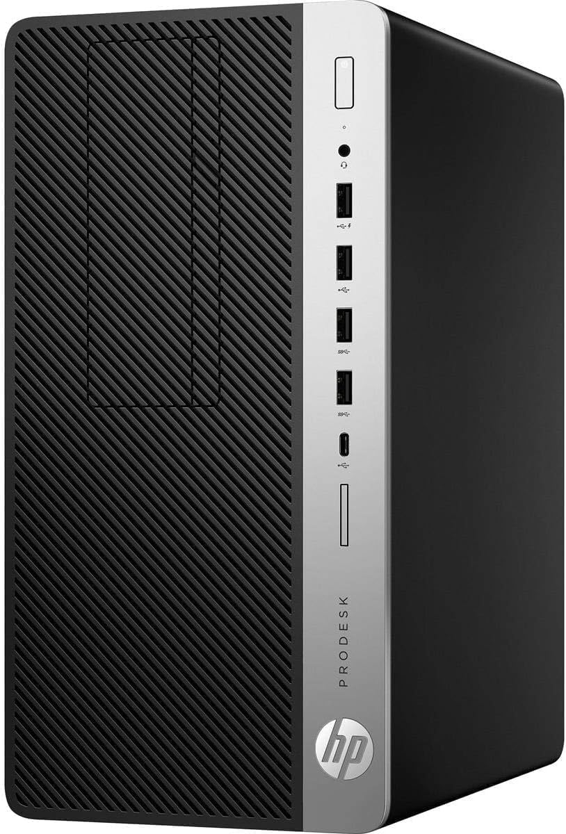 HP ProDesk 600G4 Tower Desktop Computer | Intel i7-8700 (3.4) | 32GB DDR4 RAM | 1TB SSD Solid State | Wi-Fi 5G + Bluetooth | Windows 11 | Home or Office PC (Renewed)