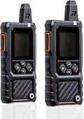 Rapid Radios RAD1– 2-Pack Waterproof Rugged LTE + Wi-Fi Rapid Radio – Nationwide Push-to-Talk Communication, IPX6 Weatherproof, Long Battery Life, Paging & Group Talk, No Monthly Fees