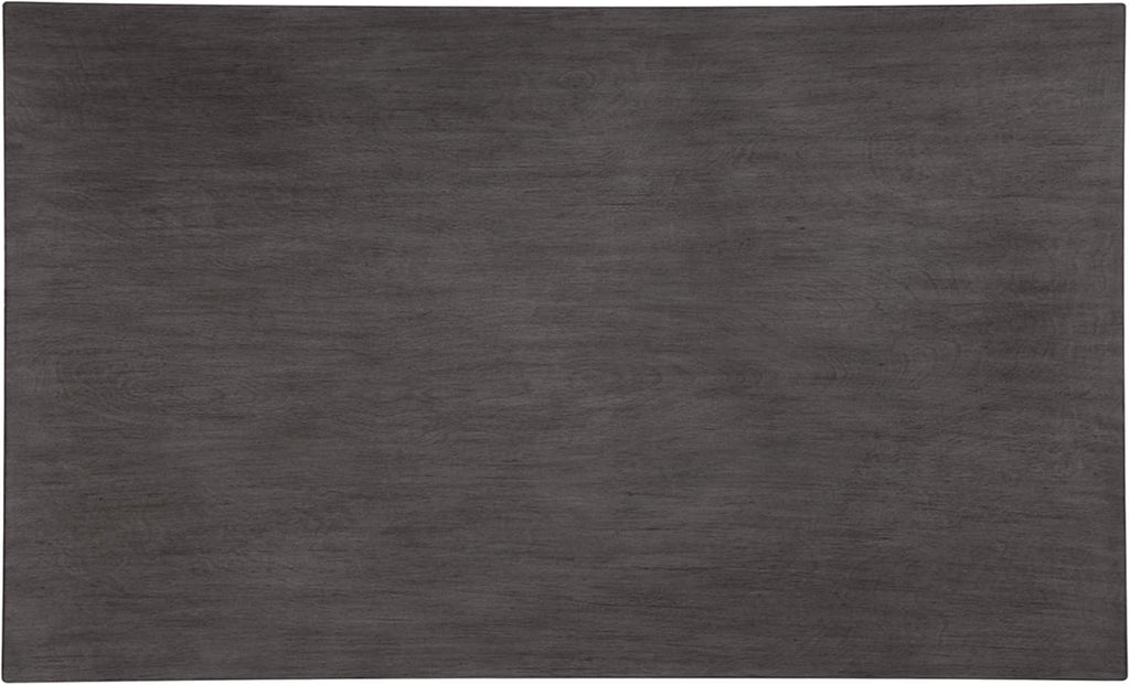 Signature Design by Ashley Bridson Dining Table Set For 6 With Bench, Wood 6‑Piece Kitchen Table And Chairs With Upholstered Seats, Transitional Charcoal Gray Dining Room Collection For Family Meals