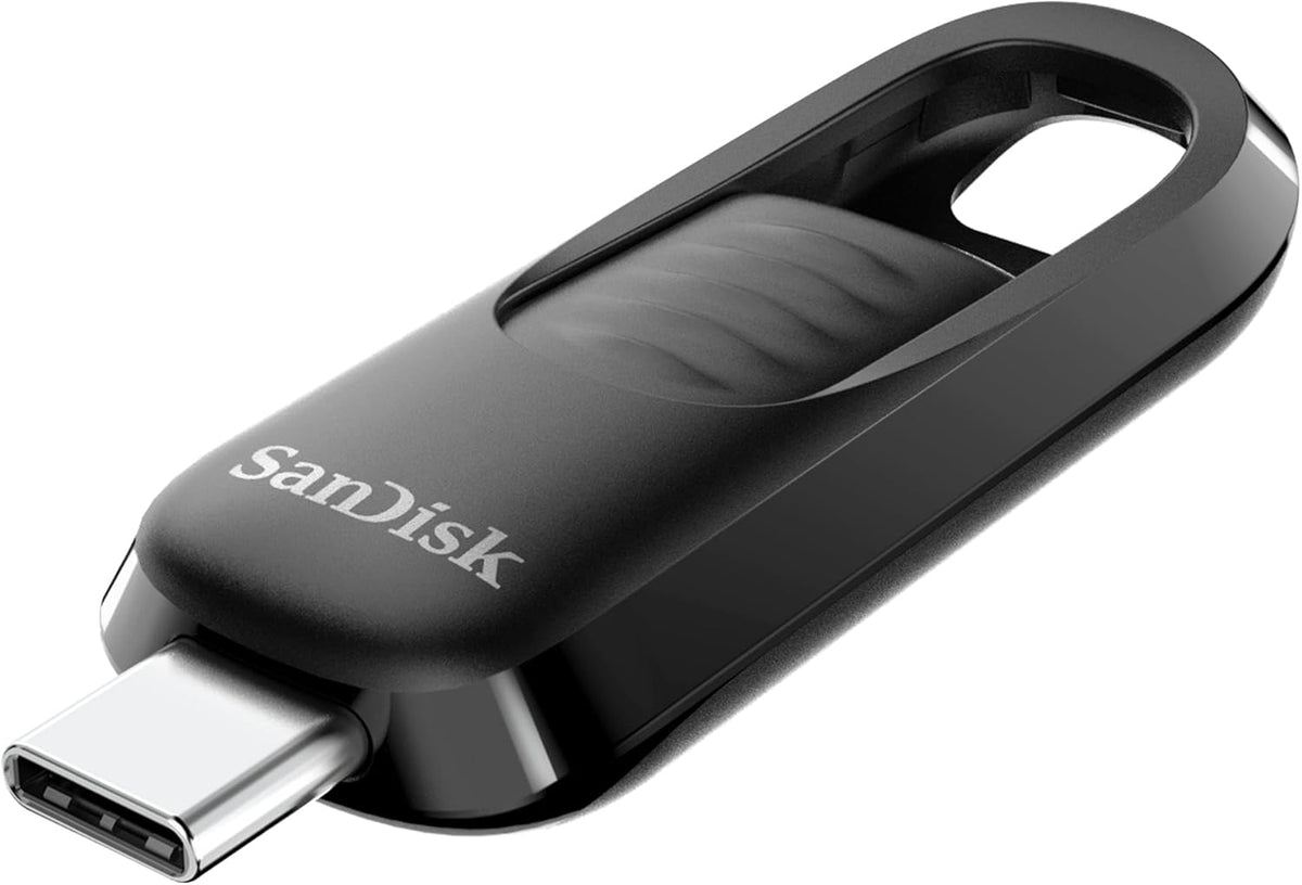 SANDISK 1TB Ultra Slider USB Type-C Flash Drive - Up to 400MB/s, USB 3.2 Gen 1, Retractable Connector - SDCZ480-1T00-G46