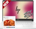 HP Ultrabook Laptop with Copilot AI • 2026 Edition • 16GB RAM • Microsoft 365 Included • Latest Intel CPU • 64GB SSD • Windows 11 • Thin & Portable • w/o Mouse • 14" HD Display • Essential Laptop