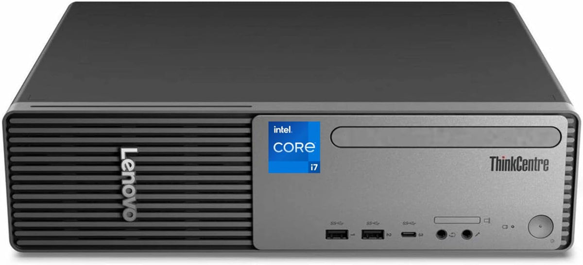 Lenovo ThinkCentre Neo 30s Gen 5 SFF Business Desktop Computer, Latest 13th Gen Intel Core i7 CPU, 16GB DDR5, 512GB PCIe SSD, USB-C, HDMI, VGA, RJ-45, Wi-Fi, Wired Keyboard & Mouse, Windows 11 Pro