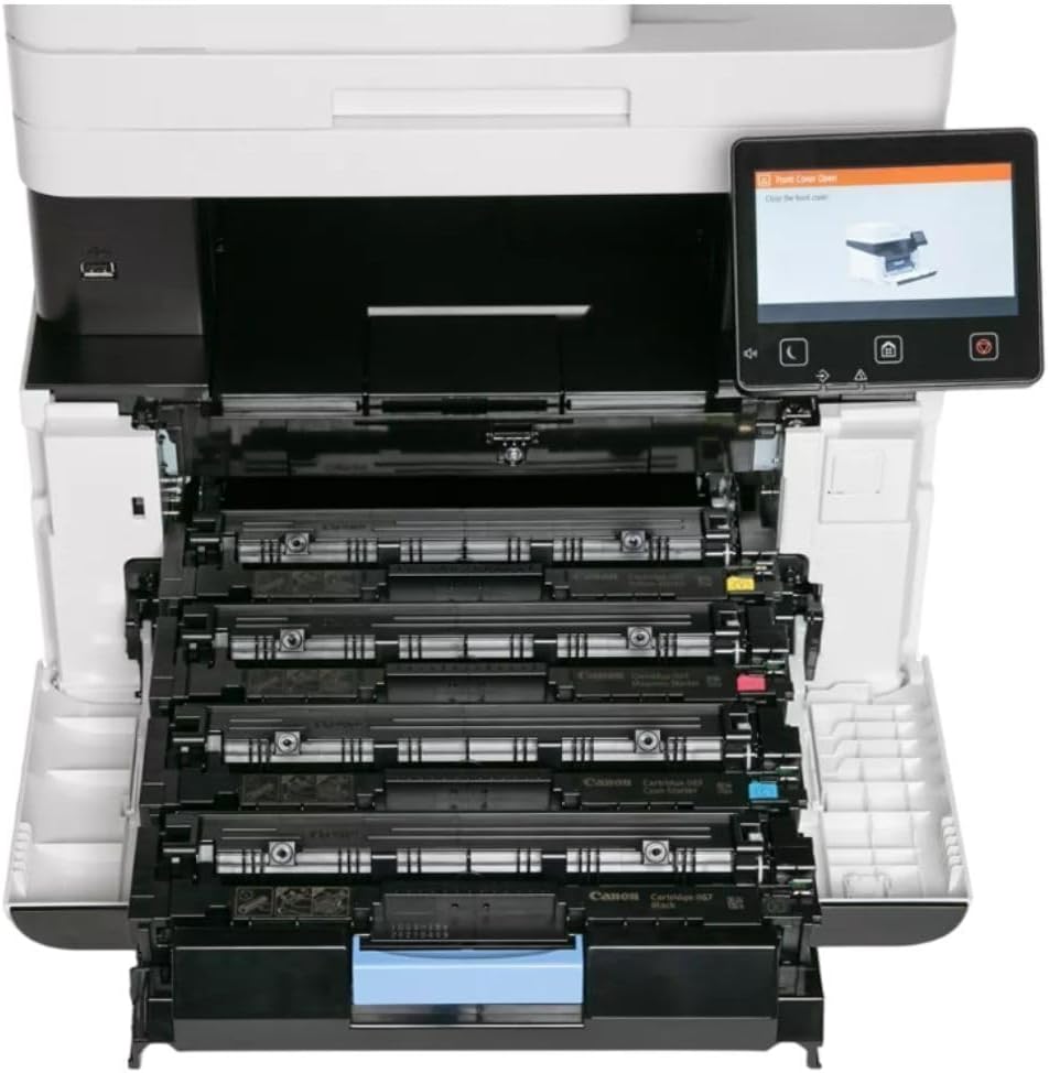 Canon Color imageCLASS MF654Cdw - Wireless Duplex Laser Printer, Multifunction with Copier, Scanner, Auto Document Feeder, Mobile Ready, 3 Year Limited Warranty, 22 PPM Color, White