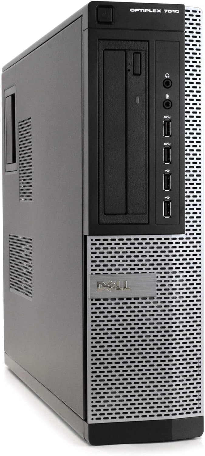 Dell Desktop Computer Package Compatible with Dell Optiplex 7010 Intel Quad Core i5 3.2GHz, 8GB Ram, 500GB HDD, 19-inch LCD, DVD, WiFi, Keyboard, Mouse, Windows 11 Pro (Renewed)