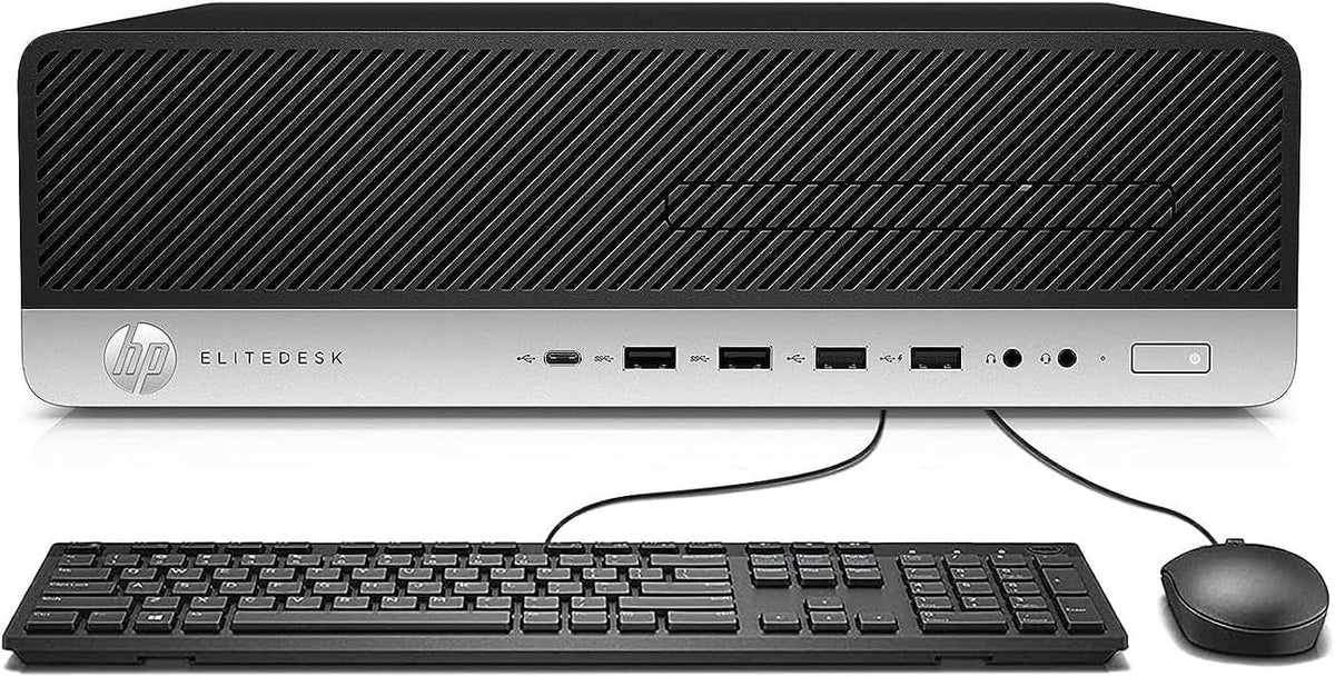 HP EliteDesk 800 G3 SFF Desktop PC Intel Core i5 6th Gen 3.20GHz 16GB RAM 256GB SSD WiFi BT Keyboard Mouse Windows 11 Pro (Renewed)