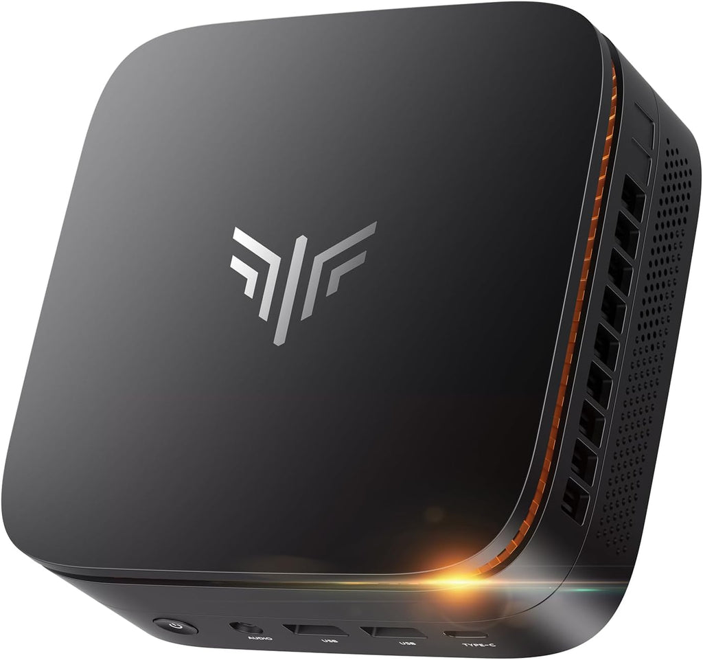 KAMRUI Pinova P1 Mini PC Computer, AMD Ryzen 4300U (Beats i3-10110U/3500U), 16GB RAM 256GB SSD, Mini Desktop Computer Support Triple 4K, USB-C, WiFi, Bluetooth, Ethernet for Business, Education, Home
