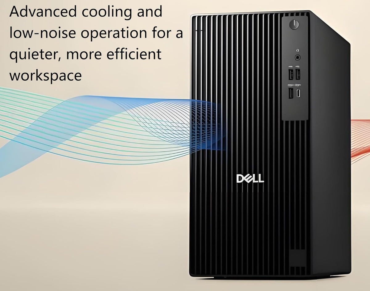 Dell Pro Tower Desktop Computer, Next Gen OptiPlex, 14th Gen Intel i3-14100 (4-Core), 8GB DDR5 RAM, 256GB PCIe SSD, Windows 11 Pro – Reliable Essential Desktop for Small Business & Home Office