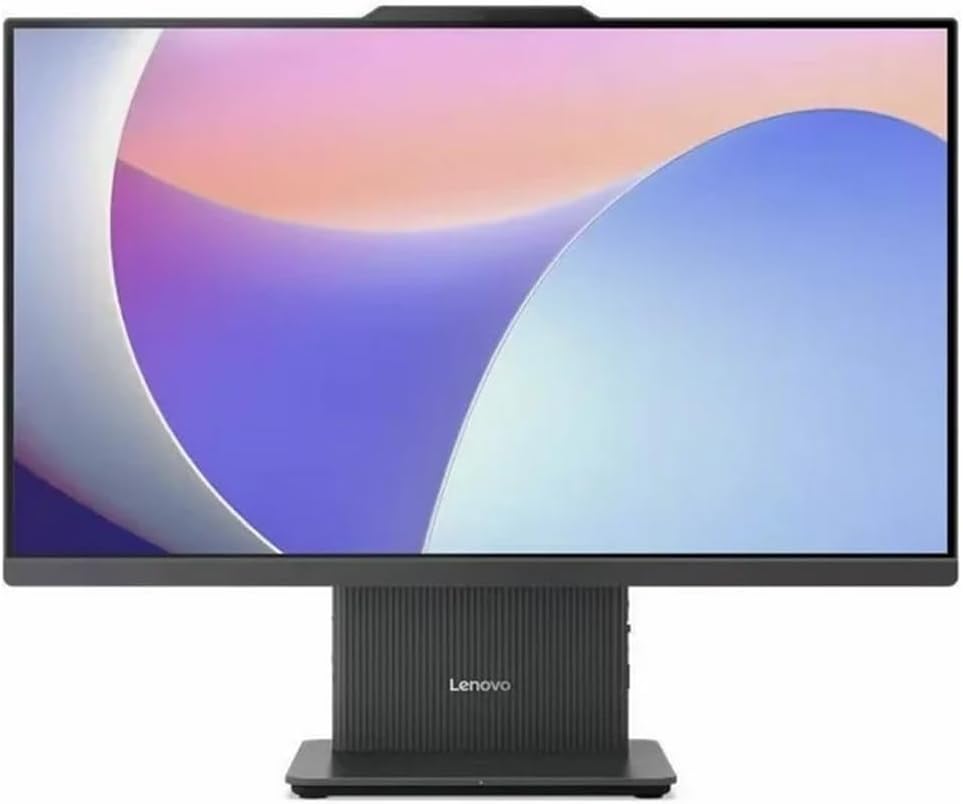 Lenovo ideacentre 23.8" IPS FHD (1920 x 1080) All in one Desktop Computer PC, AMD Ryzen 5 7535HS(6-Core) Processor, 16GB DDR5 RAM, 512GB SSD, Wireless Keyboard and Mouse, Windows 11 Pro