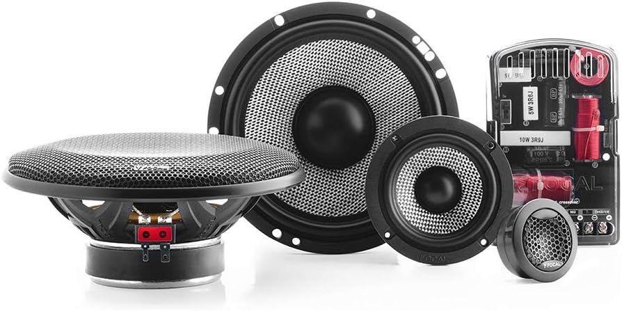 Focal 165AS3 6.5” 3-Way Component kit, RMS: 80W - MAX: 160W