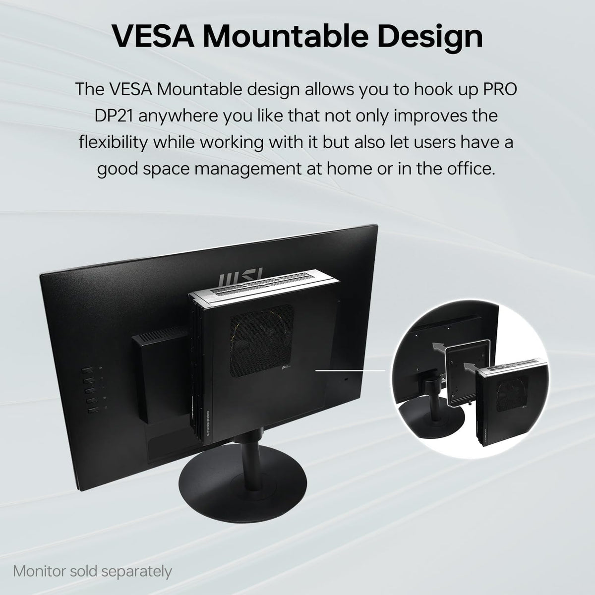 msi PRO DP21 Mini Desktop Computer | 13th Gen Intel 4-Core Processor | 32GB RAM | 1TB SSD | 2-Monitor Support 4K | HDMI | RJ-45 | Wi-Fi | Wired Keyboard & Mouse | Windows 11 Pro | Black