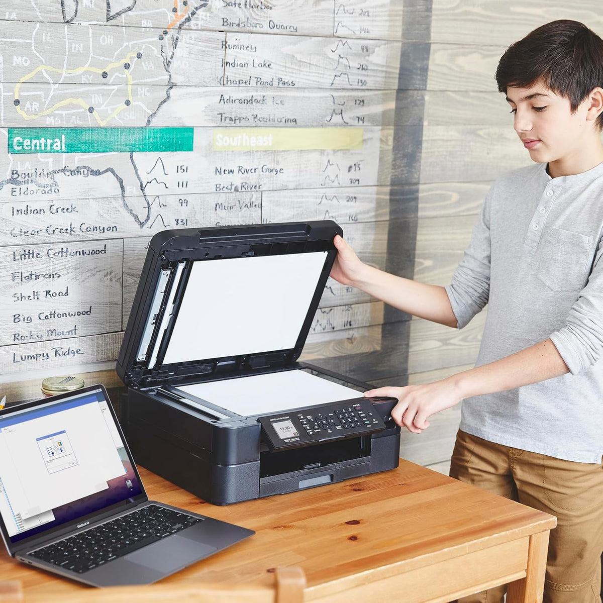 Brother MFC-J1012DW Wireless Colour Inkjet All-in-One Printer with Mobile Device and Duplex Printing, for Home Office and Personal Use, Refresh Subscription Ready