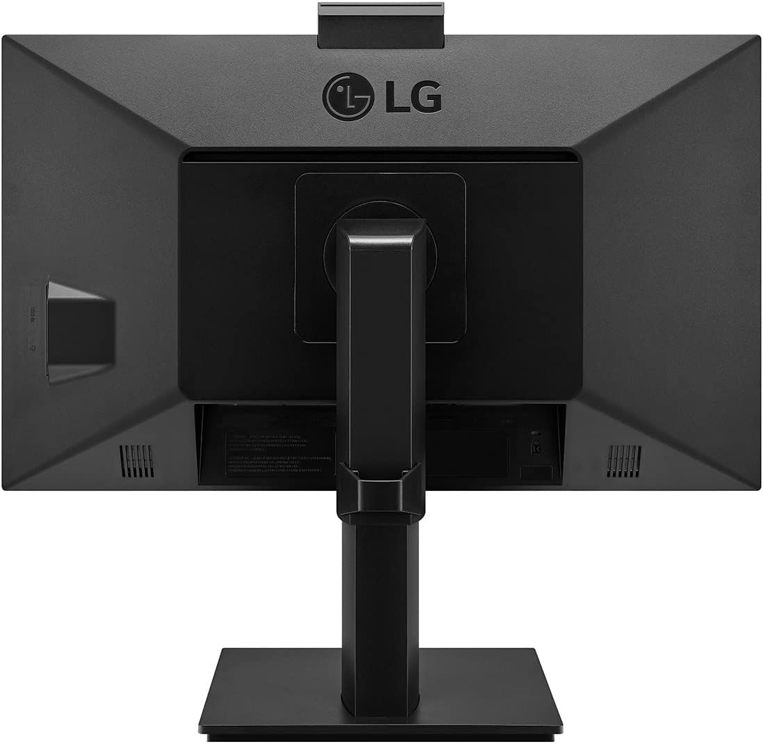 LG Electronics LG 24BP75CP-B 24 Inch Professional PC Screen - IPS Panel FHD (1920x1080), 5ms GtG 75Hz, Stand with Multiple Settings, Speakers, Webcam (2MP) and Built-in Microphone, USB-C (65W)