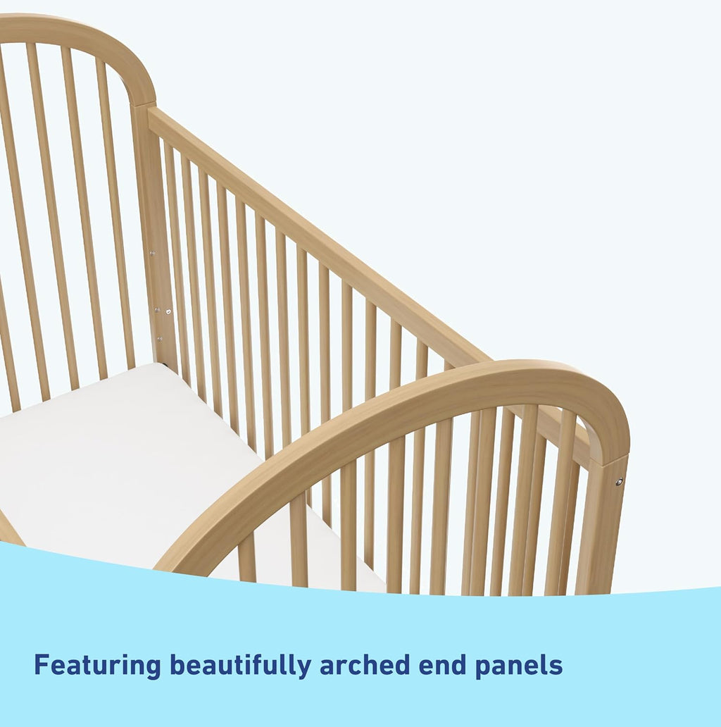 Graco Olivia Convertible Crib and Graco Premium Foam Crib & Toddler Bed Mattress Bundle (Driftwood) – GREENGUARD Gold Certified, Standard Crib Mattress, Baby Crib Converts to Toddler Bed & Daybed