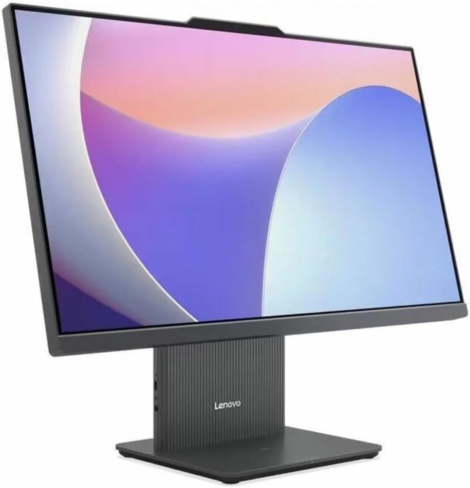 Lenovo ideacentre 23.8" IPS FHD (1920 x 1080) All in one Desktop Computer PC, AMD Ryzen 5 7535HS(6-Core) Processor, 16GB DDR5 RAM, 512GB SSD, Wireless Keyboard and Mouse, Windows 11 Pro