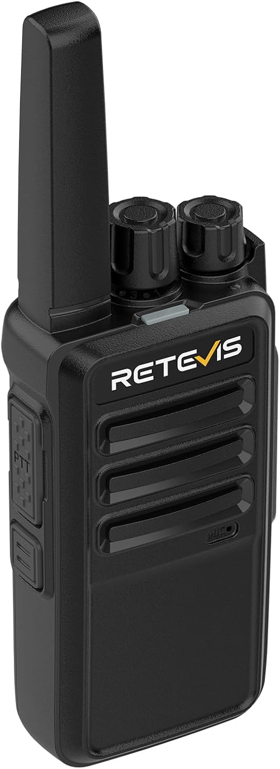 Retevis RT68 Walkie Talkies Rechargeable, Portable Two Way Radios 6 Pack with Six-Way Multi Gang Charger, Heavy Duty Walkie Talkie for Adults, Hands Free, Long Range, for School Restaurant Farm
