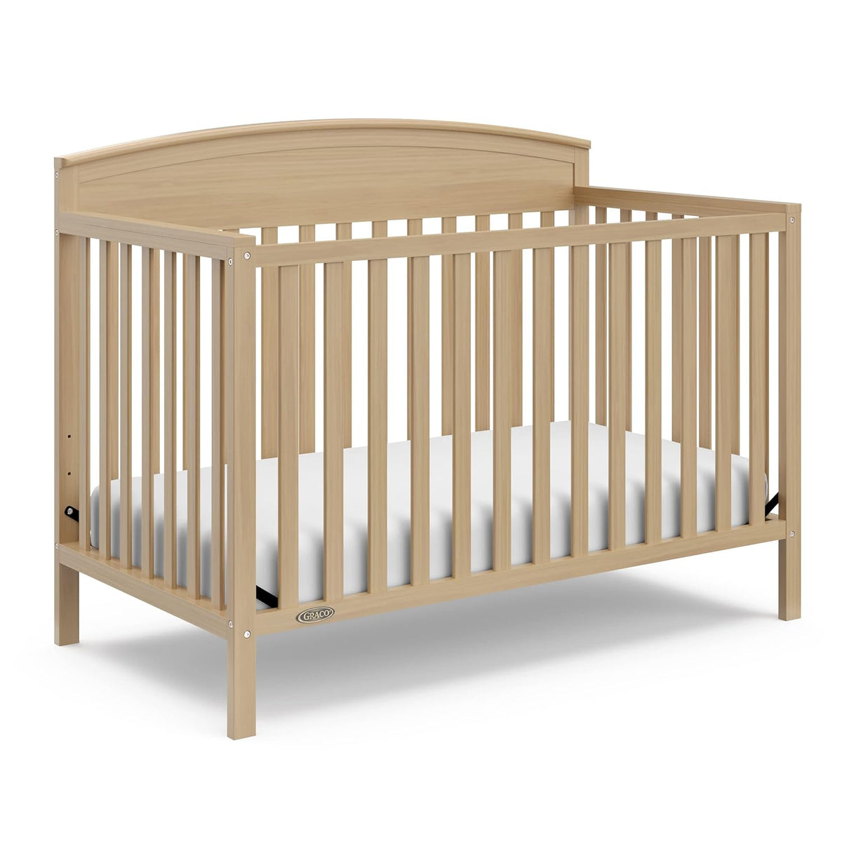 Graco Benton 5-in-1 Convertible Crib – GREENGUARD Gold Certified, Converts from Baby Crib to Toddler Bed, Daybed and Full-Size Bed, Fits Standard Full-Size Crib Mattress (Driftwood)