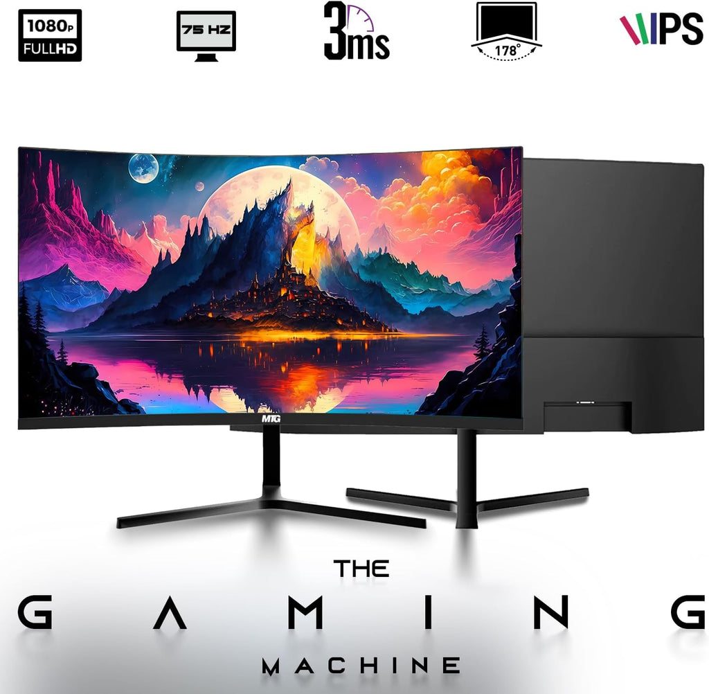 Dell Optiplex Tiny Mini Desktop PC, Intel Core i5, 16GB RAM, 1TB SSD with Dual 24 inch Curved Monitor, AI Enabled RGB Keyboard Mouse, RGB Soundbar and Webcam Windows 11 Pro (Renewed)